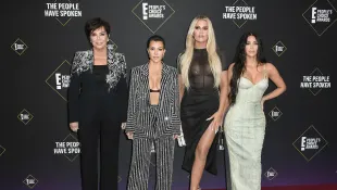 The Kardashians during the 2019 E! People's Choice Awards on November 10, 2019