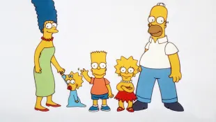 Marge Simpson, Maggie Simpson, Bart Simpson, Lisa Simpson, Homero Simpson