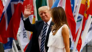 Donald Trump and Melania Trump