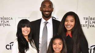 Vanessa Bryant and Kobe Bryant and family