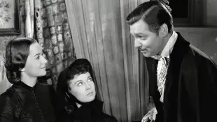 "Gone with the Wind": Olivia de Havilland Vivien Leigh Clark Gable