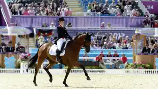Zara Tindall at the 2012 Olympics in London