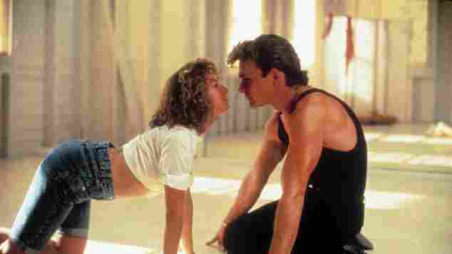 Jennifer Grey and Patrick Swayze in "Dirty Dancing"