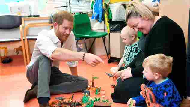 Prince Harry Visits Oxford Children's Hospital