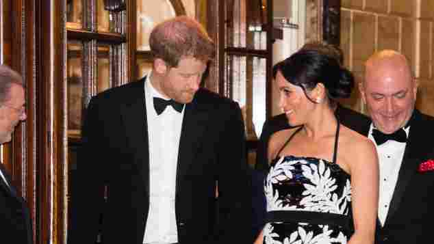 The Duke and Duchess of Sussex at the Royal Variety Performance 2018