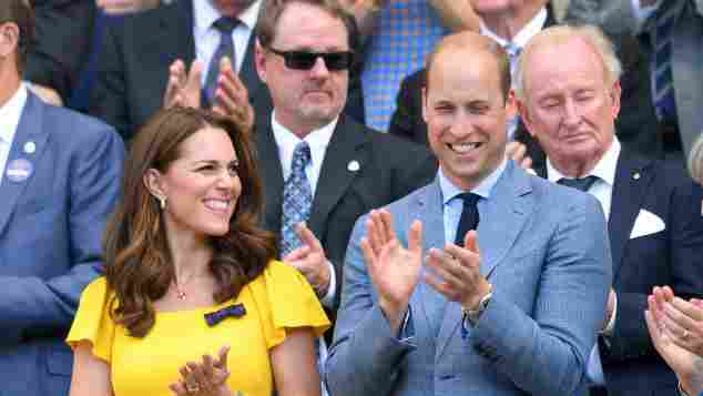 Duchess Catherine and Prince William at Wimbledon 2018