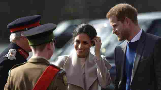 Duchess Meghan and Prince Harry in Belfast