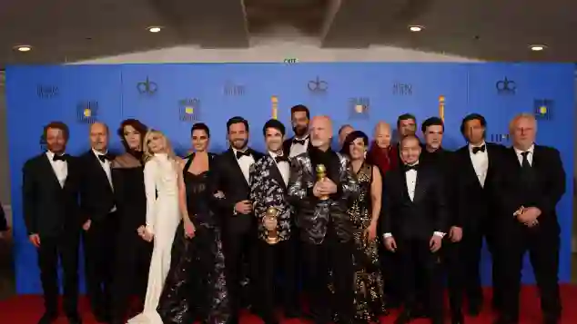 The cast of "The Assassination of Gianni Versace: American Crime Story" at the 76th Golden Globes