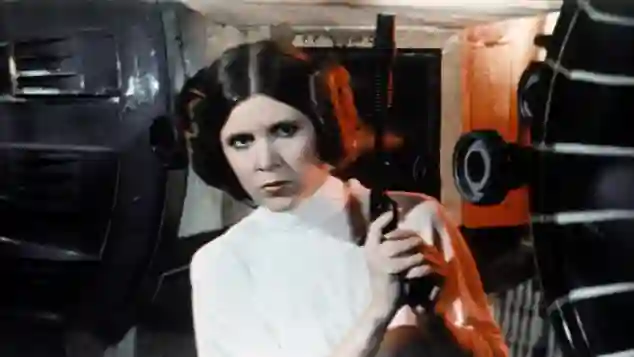 Carrie Fisher como la Princesa Leia en 'Star Wars'