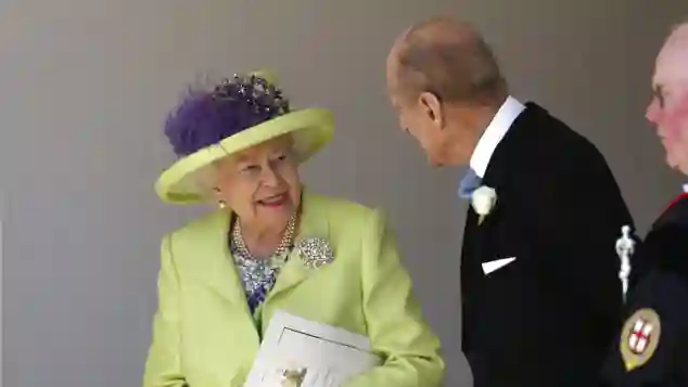 Queen Elizabeth II at Prince Harry and Meghan Markle's wedding