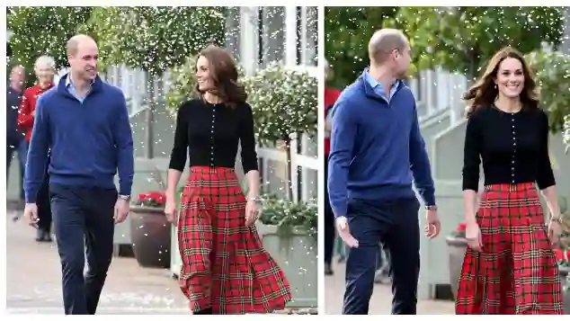 The Duke and Duchess of Cambridge host a Christmas party in support of military personnel