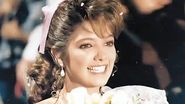 Adela Noriega en una escena de la telenovela 'Quinceañera'