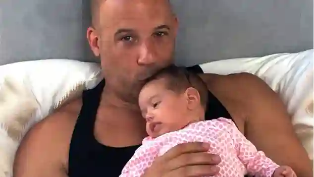 Vin Diesel and his daughter Pauline