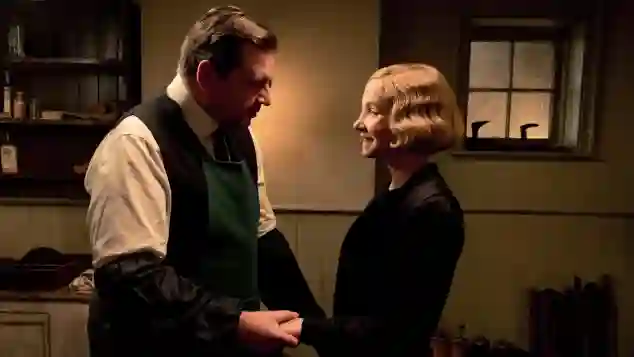 Brendan Coyle and Joanne Froggatt in Downton Abbey.
