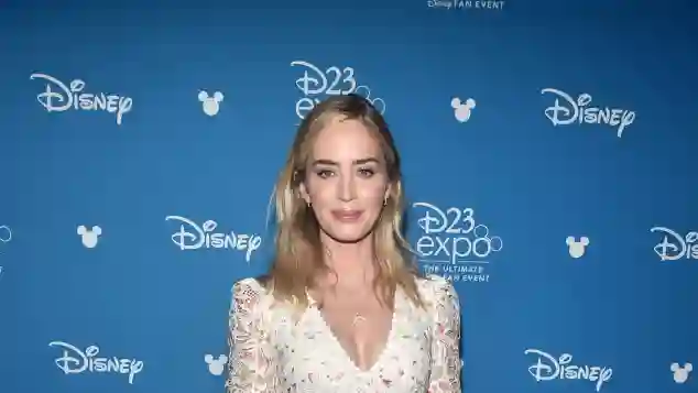 Emily Blunt at the Disney D23 Expo in August 2019