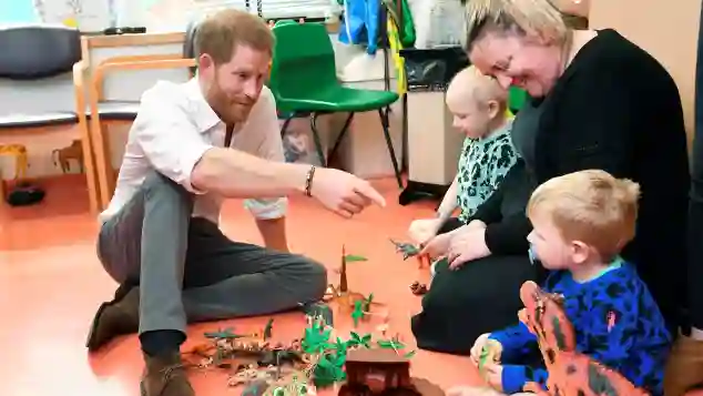 Prince Harry Visits Oxford Children's Hospital