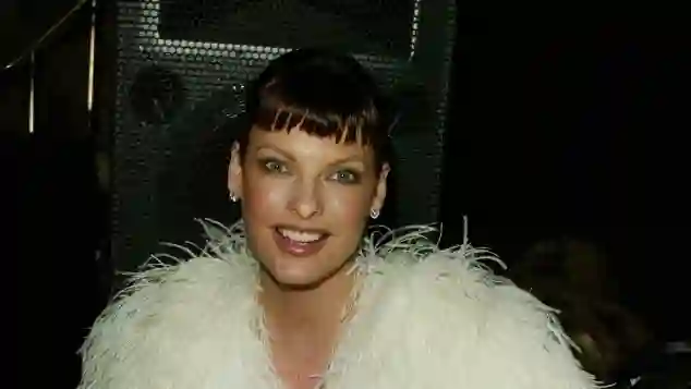 Linda Evangelista attends the Christian Dior Couture party in 2003.