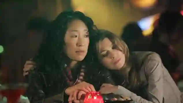 Sandra Oh and Ellen Pompeo in Grey's Anatomy