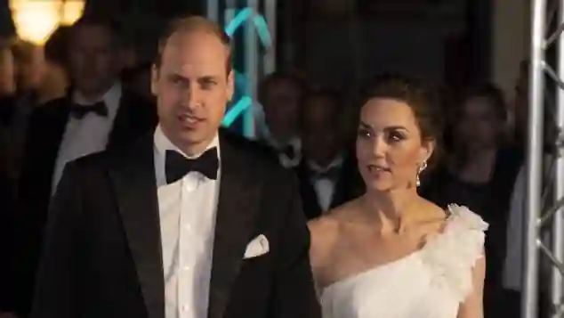 Prince William and Duchess Catherine attend the 2019 BAFTA Awards at the Royal Albert Hall, London