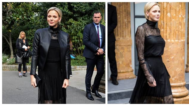 Princess Charlène of Monaco attends Paris Fashion Week