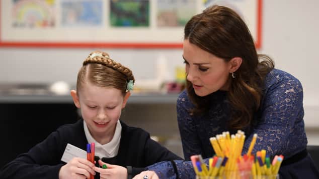 Duchess Catherine at Place2Be Mental Health Charity 