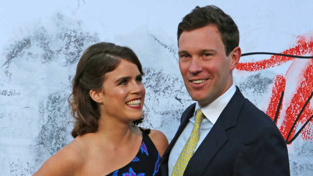 Princess Eugenie of York and Jack Brooksbank at The Serpentine Gallery, London
