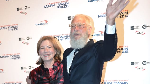 Regina Lasko and David Letterman