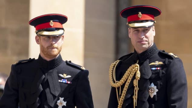 Príncipe William y príncipe Harry