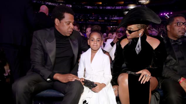 Jay-Z, Beyoncé and their daughter Blue Ivy Carter