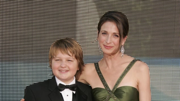 "Judith Harper-Melnick" and "Jake" from 'Two And A Half Men'