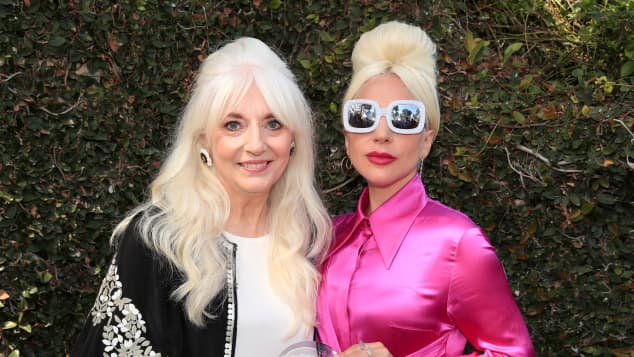 Lady Gaga and Cynthia Germanotta