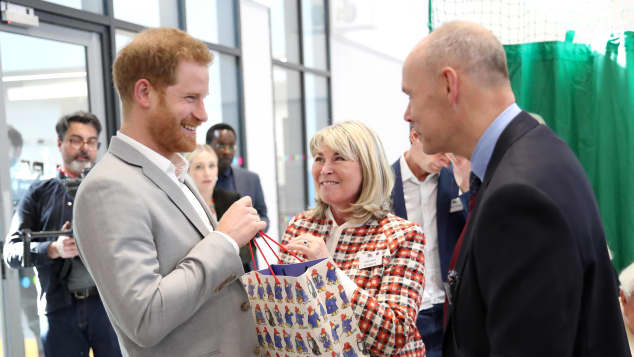 Prince Harry with Lady Jane and Sir Clive Woodward