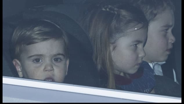 Prince Louis , Princess Charlotte and Prince George