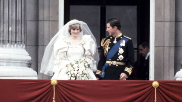Princesa Diana y el príncipe Carlos