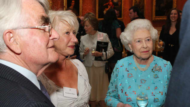 Queen Elizabeth II and Helen Mirren