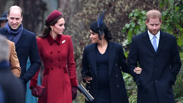 Prince William, Duchess Kate, Duchess Meghan, and Prince Harry