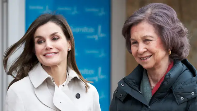 Queen Letizia and Queen Sofia