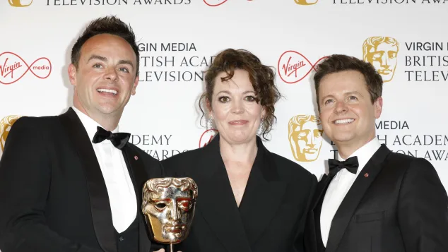 Ant & Dec and Olivia Colman