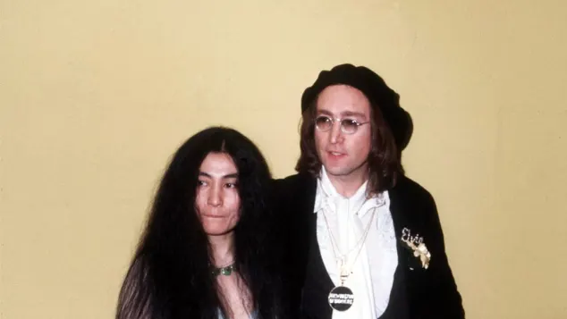 Yoko Ono and John Lennon