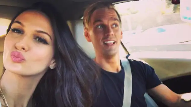 Angel and Aaron Carter