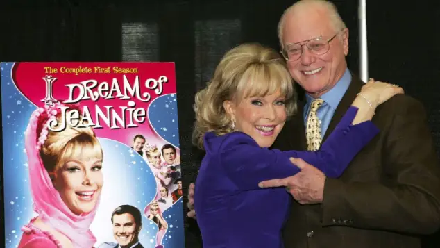 Barbara Eden and Larry Hagman