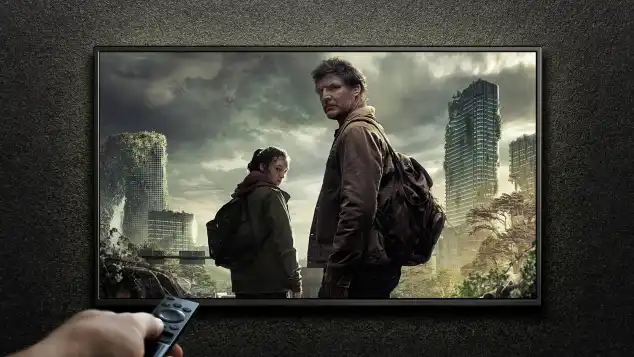 Bella Ramsey and Pedro Pascal in 'The Last of Us'