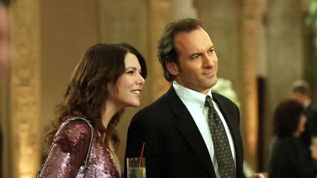 Scott Patterson y Lauren Graham en 'Gilmore Girls'