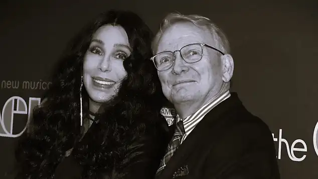 Bob Mackie and Cher