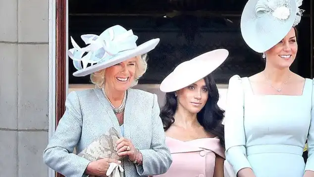 Camilla Parker, Duchess Meghan and Princess Kate