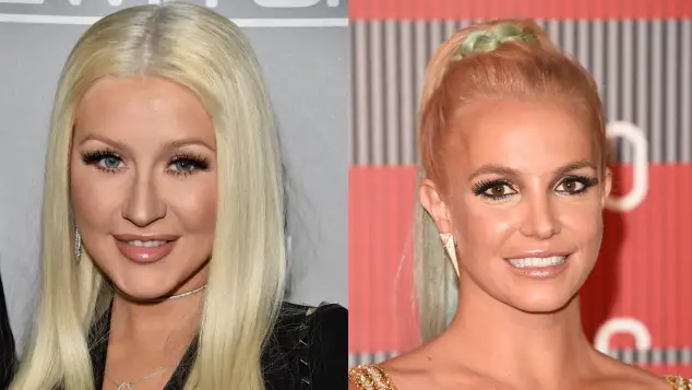 Christina Aguilera and Britney Spears