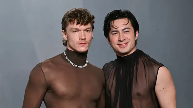 Connor Storrie and Hudson Williams