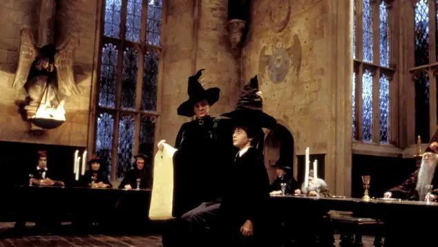 Daniel Radcliffe and Maggie Smith in 'Harry Potter'