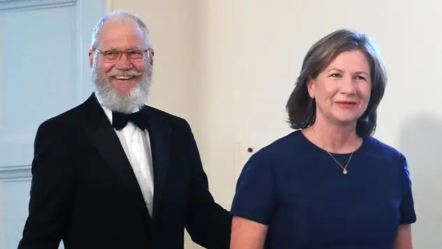 David Letterman and Regina Lasko