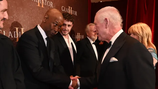 Denzel Washington, Paul Mescal and King Charles
